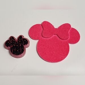 Flatback Focal Bead Mouse Hearts Valentine Crafts Magnet Badge Keychain Bag Clip